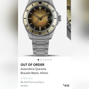 Automatico Quaranta Silver. Not Original Box, Like New.